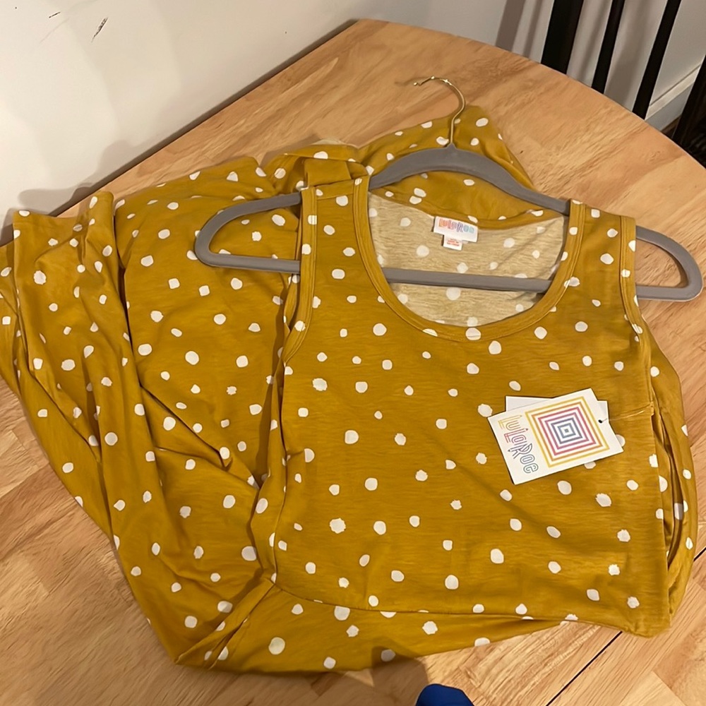 Lula Roe polka dot dress